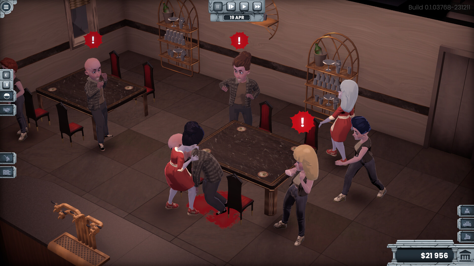 The humorous simulation Blood Bar Tycoon lets you become the manager of a vampire bar