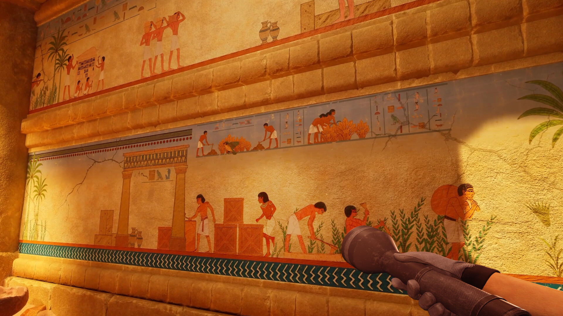 Puzzle Game Fresco Blends 2D and 3D Worlds Inside Egyptian Temples