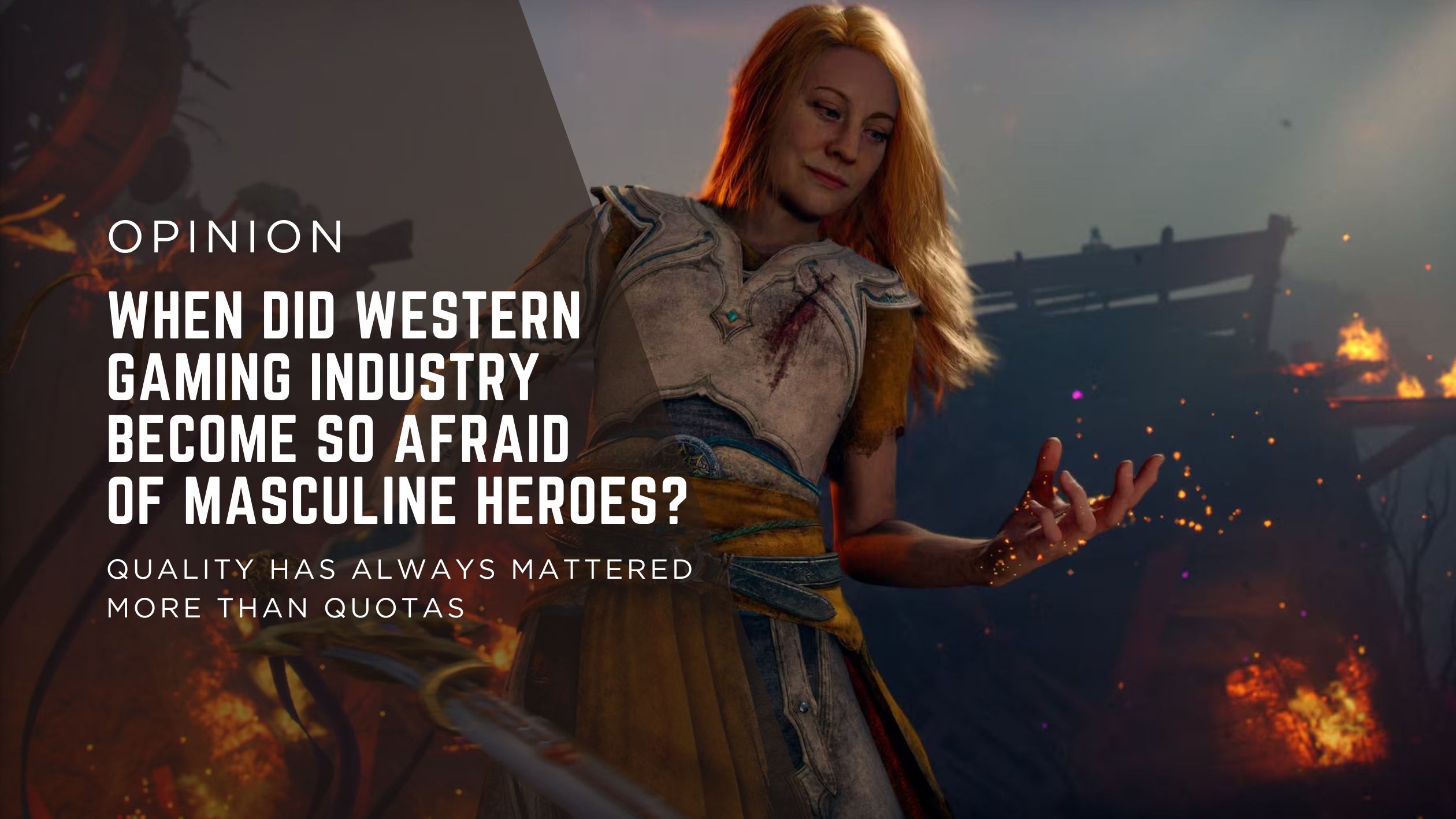 [OPINION] When Did Western Gaming Industry Become So Afraid of Masculine Heroes?