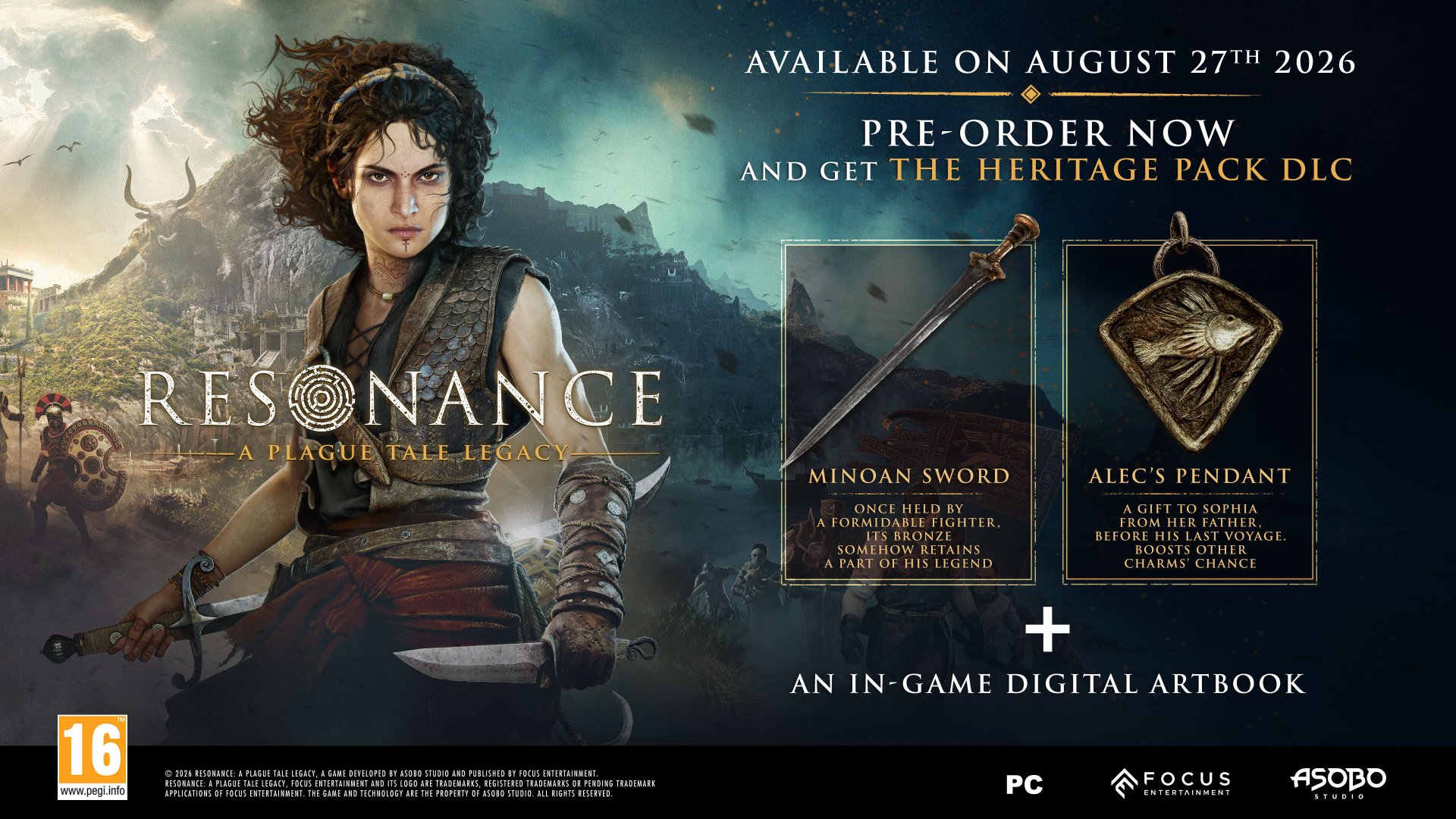 Resonance A Plague Tale Legacy Pre-order bonus