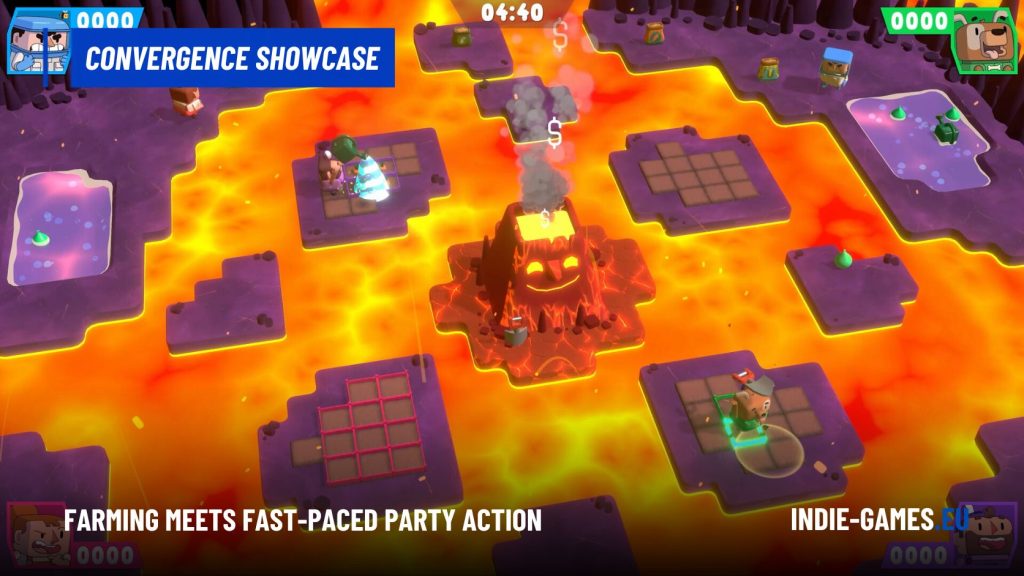 Planted! Reveals Chaotic Volcano Level Packed With Lava and Multiplayer Mayhem