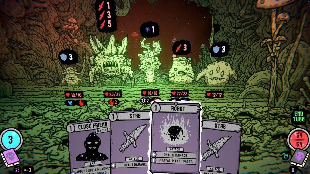 Hand-Drawn Deck-Builder Shroom and Gloom Enters Early Access in September